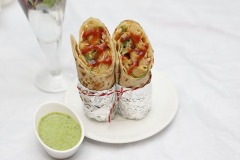 Veg Soya Achari Roll
